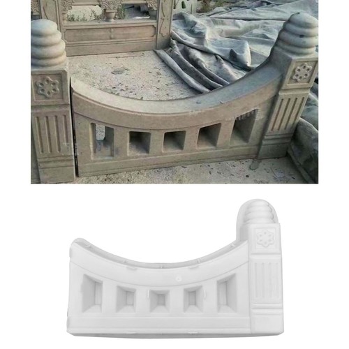 Plastic white garden fence - white,