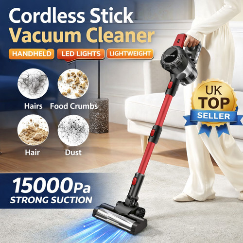 Cordless vacuum cleaner stick - cordless,
