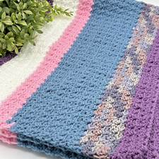 Hand Crocheted Lap Afghan Pet