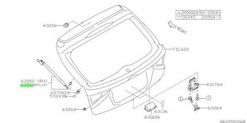 Stay assembly rear - assembly, trunk