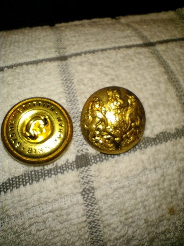 General service brass buttons - service,