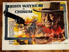 John Wayne "Chisum" one sheet