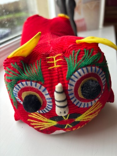 Chinese fabric cat head - chinese,