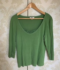 M&Co ladies green top, size