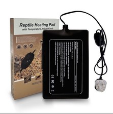 FIPASEN Reptile Heat Mat with Thermostat 6x8 Vivarium Tank Warmer UK Plug