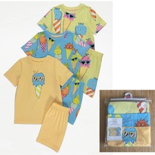 3 Pack George Boys Pyjamas