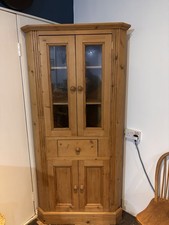 Pine Corner Cabinet