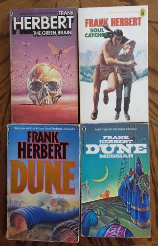Vintage frank herbert books - herbert,
