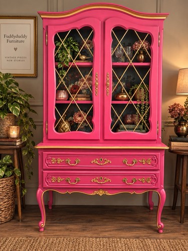 French display cabinet dresser - cabinet,