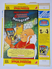 1986 Nabisco Cereal Shredded Wheat Dungeons & Dragons Hologram Mint Packet