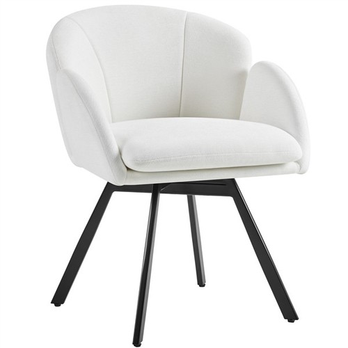 Chenille swivel tub chair - swivel,