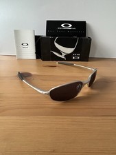Vintage Oakley A Wire 2.0 Ice Irid Sunglasses Like Penny Juliet Whisker Y2K