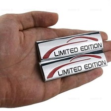 2pcs 3D Limited Edition Logo