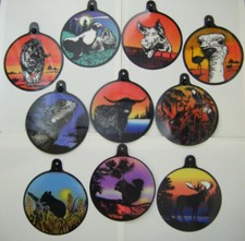 Sun Catchers Window Art Print New Age Double Sided Wildlife Animals Hippy 