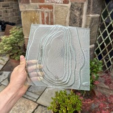 Moulded Glass Sheet Panel Pane Reclaim Trial Mould From Edinburgh Glass Makers