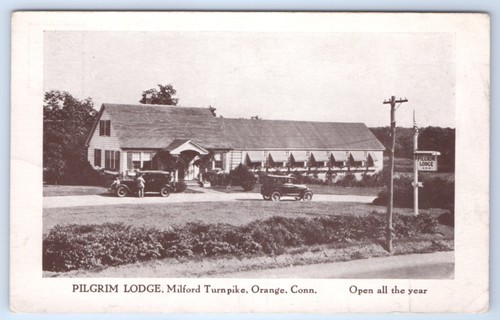 Vintage postcard pilgrim lodge - vintage,