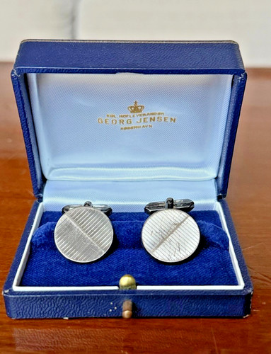 Vintage 835 silver cufflinks - silver,