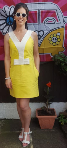 1960 style mod dress - 1960's,