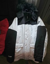 Hollister Mens XL Faux Fur Lined Parka