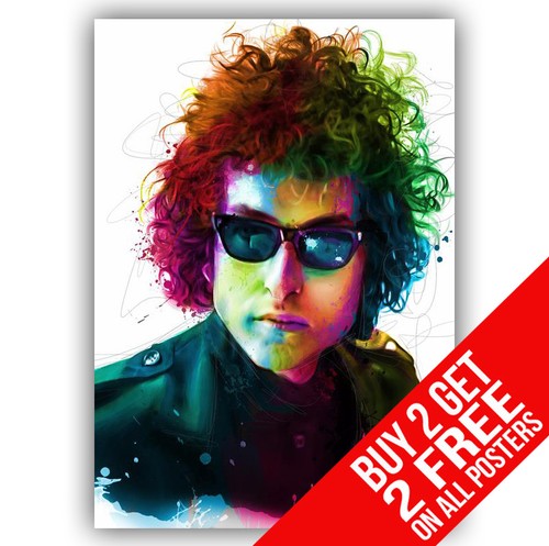 Bob dylan poster art print - bob,