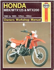 HONDA MBX125F , MTX125RW &
