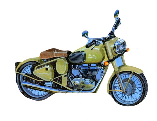 Royal enfield plaque - royal,