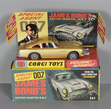 Corgi Toys James Bond's 1963 Gold Austin Martin 007 'Goldfinger' 261