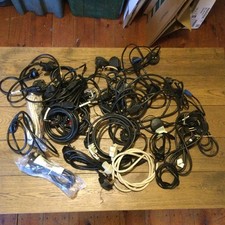 Job Lot 9 Kg Mixed PC Kettle Leads (Used & New, Copper, Scrap, Cable, Computer)