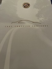 The Chrysler Concorde Car Sales Info Brochure USA 1997