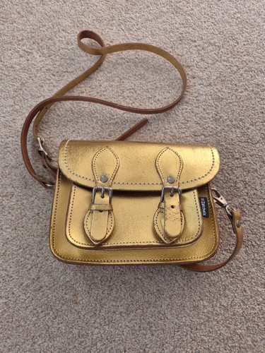 Zatchels gold leather - zatchels,