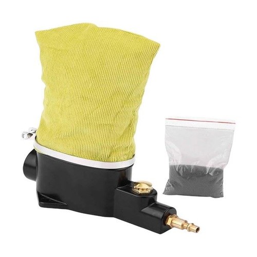 Pneumatic spark plug cleaner - plug,