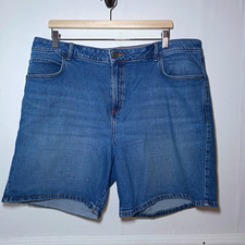 TU Womens Shorts Blue Size UK