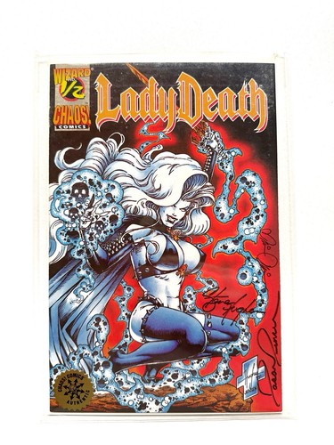 Lady death wizard 2 signed - death, #1/2