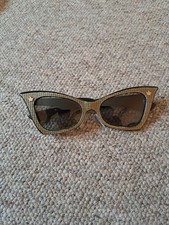 Rare 1950s 1960s Vintage Cats Eye Sunglasses Cari Michelle Cool Ray Polaroid