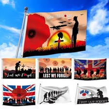 Remembrance Day Flag Poppy