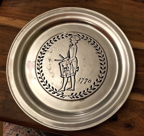 Rwp wilton pewter plate - wilton,