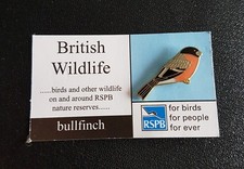 RSPB Pin Badge. On card