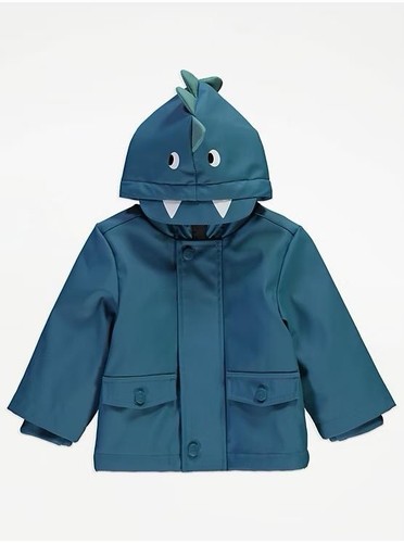 Blue dinosaur fleece - dinosaur,