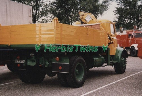 Original photo truck henschel - truck,