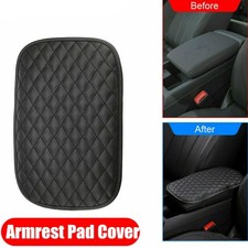 PU Leather Universal Car Console Armrest Cushion Cover Anti-scratch Protector UK