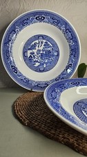 Blue Willow Soup Pasta Bowls