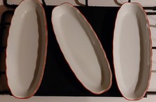 Meissen Coral Gilded Oval