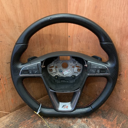 Seat leon leather - leather, steering