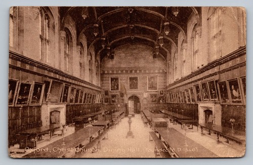 Postcard oxford christ - -,
