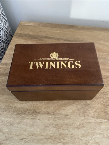 Twinings wooden tea - twinings, box/chest