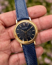 1972 Patek Philippe Calatrava Jumbo 3569 Tropical Stardust Patina Rare Blue