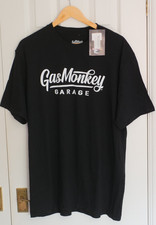 Gas Monkey Garage Graphic Logo  T - Shirt Black XL - BNWT