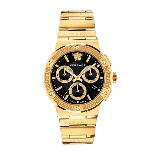 Versace greca logo watch - greca, mens