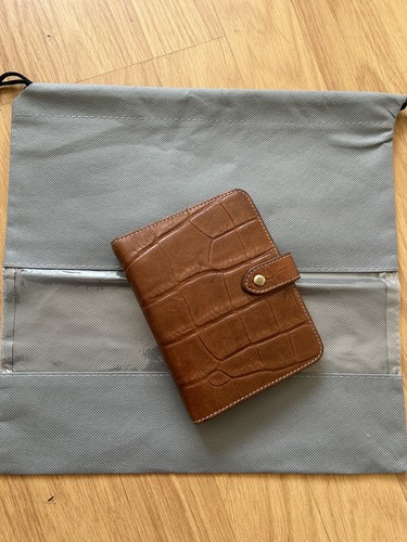 Mulberry brown croc - croc, leather