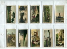 Homeland Series 1924 Cavanders Cigarette Cards - Full Set of 54 Cards